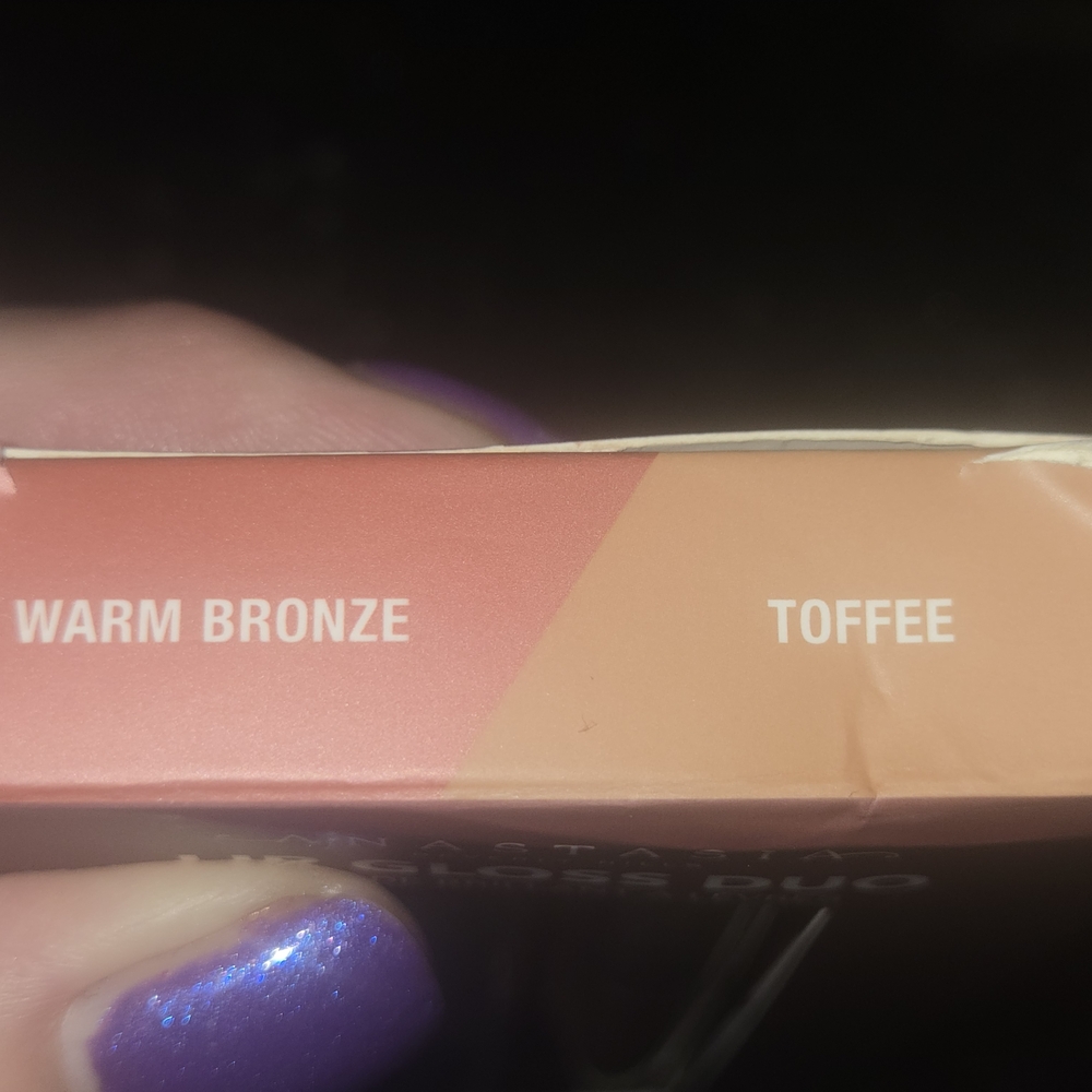 Anastasia Lip Gloss Duo - Warm Bronze & Toffee - Picture 2 of 3